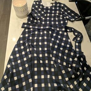 Banana Republic blue handkerchief dress